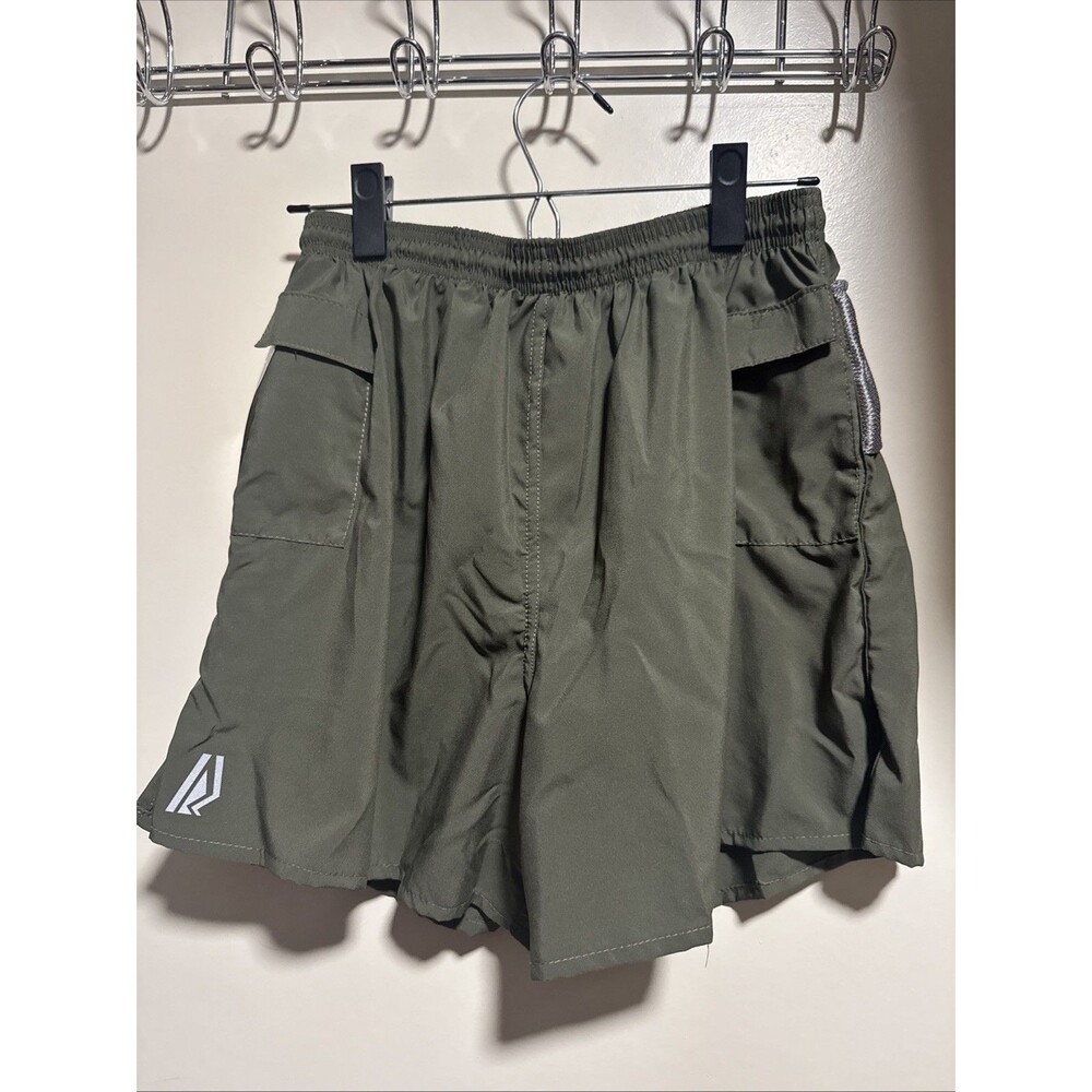 RaceReady Womens Longdistance Running Shorts Small Green